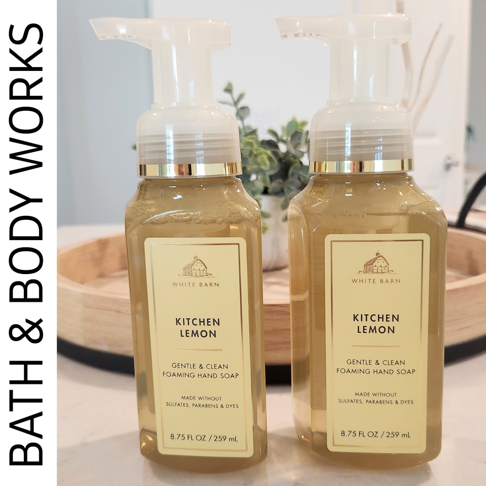 White Barn Kitchen Lemon Foaming Hand Soap Bath & Body Works